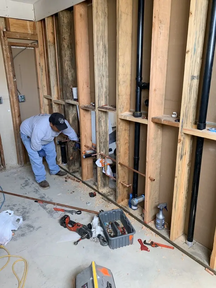Commercial rough-in plumbing for Gas Line Repair in Independence